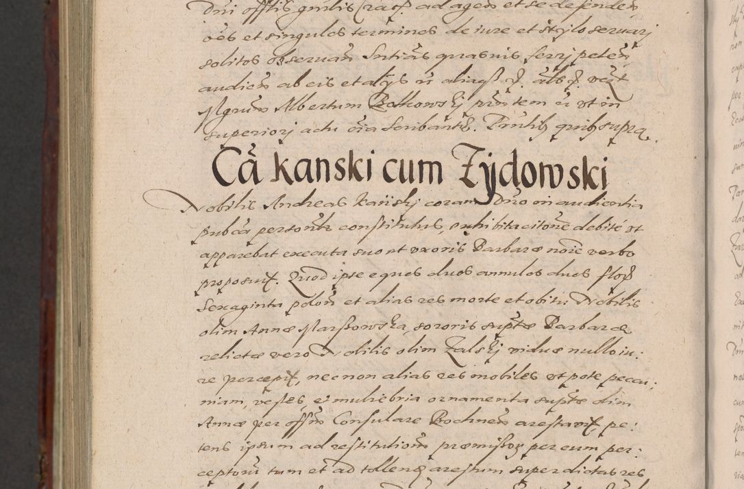 Zdjęcie nr 1452 dla obiektu archiwalnego: Acta actorum causarum sententiarum tam diffinitiuarum quam interloquutorisrum decretorum obligationum quietationum procuratorum constitutionum etc. etc. coram Reverendo Domino Paulo Dembski Dei et Apostolice Sedis Gratia Episcopalo Dicensis Suffraganeo Canonico Vicario in Spiritualibus et Officiali Generali Cracoviensis ad Annum Domini Millesimum Sexcentesimum Undecimum cuius indictio octava pontificatus Sanctissimi Domini Nostri Domini Pauli Divina Providentia Papae Vti foeliciter continuantur