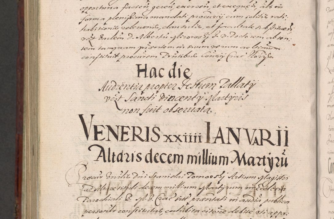 Zdjęcie nr 1436 dla obiektu archiwalnego: Acta actorum causarum sententiarum tam diffinitiuarum quam interloquutorisrum decretorum obligationum quietationum procuratorum constitutionum etc. etc. coram Reverendo Domino Paulo Dembski Dei et Apostolice Sedis Gratia Episcopalo Dicensis Suffraganeo Canonico Vicario in Spiritualibus et Officiali Generali Cracoviensis ad Annum Domini Millesimum Sexcentesimum Undecimum cuius indictio octava pontificatus Sanctissimi Domini Nostri Domini Pauli Divina Providentia Papae Vti foeliciter continuantur