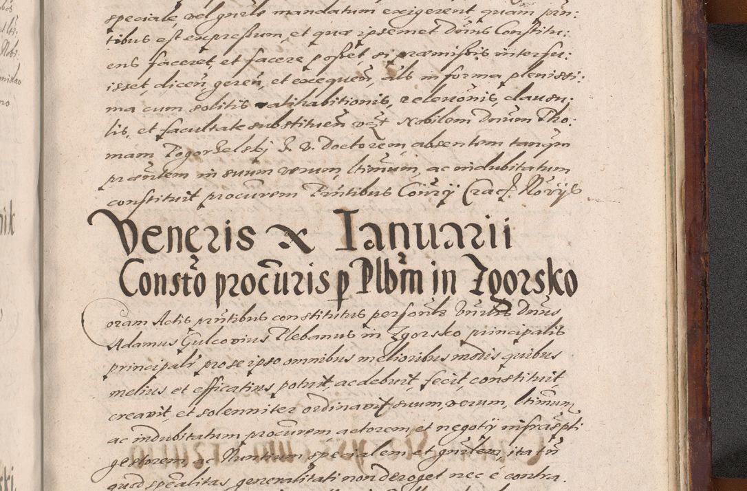Zdjęcie nr 1431 dla obiektu archiwalnego: Acta actorum causarum sententiarum tam diffinitiuarum quam interloquutorisrum decretorum obligationum quietationum procuratorum constitutionum etc. etc. coram Reverendo Domino Paulo Dembski Dei et Apostolice Sedis Gratia Episcopalo Dicensis Suffraganeo Canonico Vicario in Spiritualibus et Officiali Generali Cracoviensis ad Annum Domini Millesimum Sexcentesimum Undecimum cuius indictio octava pontificatus Sanctissimi Domini Nostri Domini Pauli Divina Providentia Papae Vti foeliciter continuantur