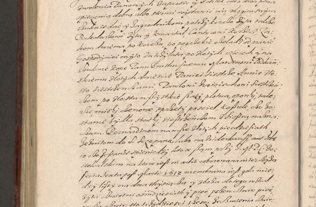 Zdjęcie nr 1422 dla obiektu archiwalnego: Acta actorum causarum sententiarum tam diffinitiuarum quam interloquutorisrum decretorum obligationum quietationum procuratorum constitutionum etc. etc. coram Reverendo Domino Paulo Dembski Dei et Apostolice Sedis Gratia Episcopalo Dicensis Suffraganeo Canonico Vicario in Spiritualibus et Officiali Generali Cracoviensis ad Annum Domini Millesimum Sexcentesimum Undecimum cuius indictio octava pontificatus Sanctissimi Domini Nostri Domini Pauli Divina Providentia Papae Vti foeliciter continuantur