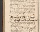 Zdjęcie nr 1420 dla obiektu archiwalnego: Acta actorum causarum sententiarum tam diffinitiuarum quam interloquutorisrum decretorum obligationum quietationum procuratorum constitutionum etc. etc. coram Reverendo Domino Paulo Dembski Dei et Apostolice Sedis Gratia Episcopalo Dicensis Suffraganeo Canonico Vicario in Spiritualibus et Officiali Generali Cracoviensis ad Annum Domini Millesimum Sexcentesimum Undecimum cuius indictio octava pontificatus Sanctissimi Domini Nostri Domini Pauli Divina Providentia Papae Vti foeliciter continuantur