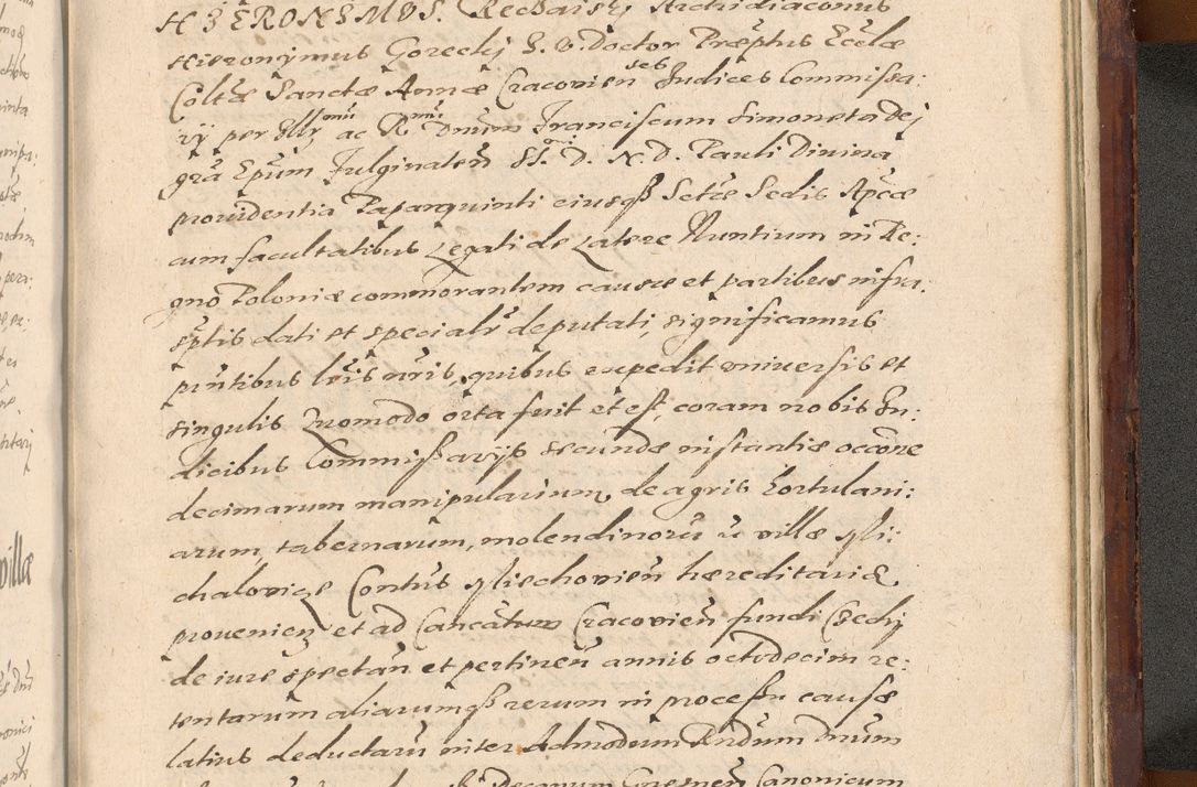Zdjęcie nr 1417 dla obiektu archiwalnego: Acta actorum causarum sententiarum tam diffinitiuarum quam interloquutorisrum decretorum obligationum quietationum procuratorum constitutionum etc. etc. coram Reverendo Domino Paulo Dembski Dei et Apostolice Sedis Gratia Episcopalo Dicensis Suffraganeo Canonico Vicario in Spiritualibus et Officiali Generali Cracoviensis ad Annum Domini Millesimum Sexcentesimum Undecimum cuius indictio octava pontificatus Sanctissimi Domini Nostri Domini Pauli Divina Providentia Papae Vti foeliciter continuantur
