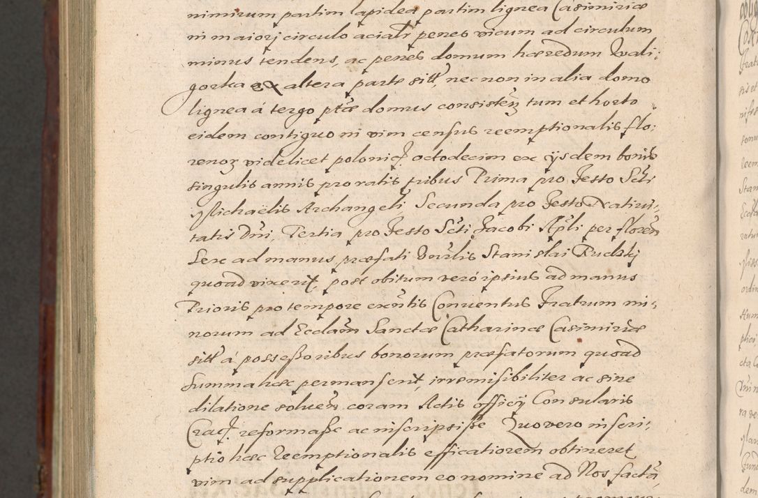 Zdjęcie nr 1412 dla obiektu archiwalnego: Acta actorum causarum sententiarum tam diffinitiuarum quam interloquutorisrum decretorum obligationum quietationum procuratorum constitutionum etc. etc. coram Reverendo Domino Paulo Dembski Dei et Apostolice Sedis Gratia Episcopalo Dicensis Suffraganeo Canonico Vicario in Spiritualibus et Officiali Generali Cracoviensis ad Annum Domini Millesimum Sexcentesimum Undecimum cuius indictio octava pontificatus Sanctissimi Domini Nostri Domini Pauli Divina Providentia Papae Vti foeliciter continuantur