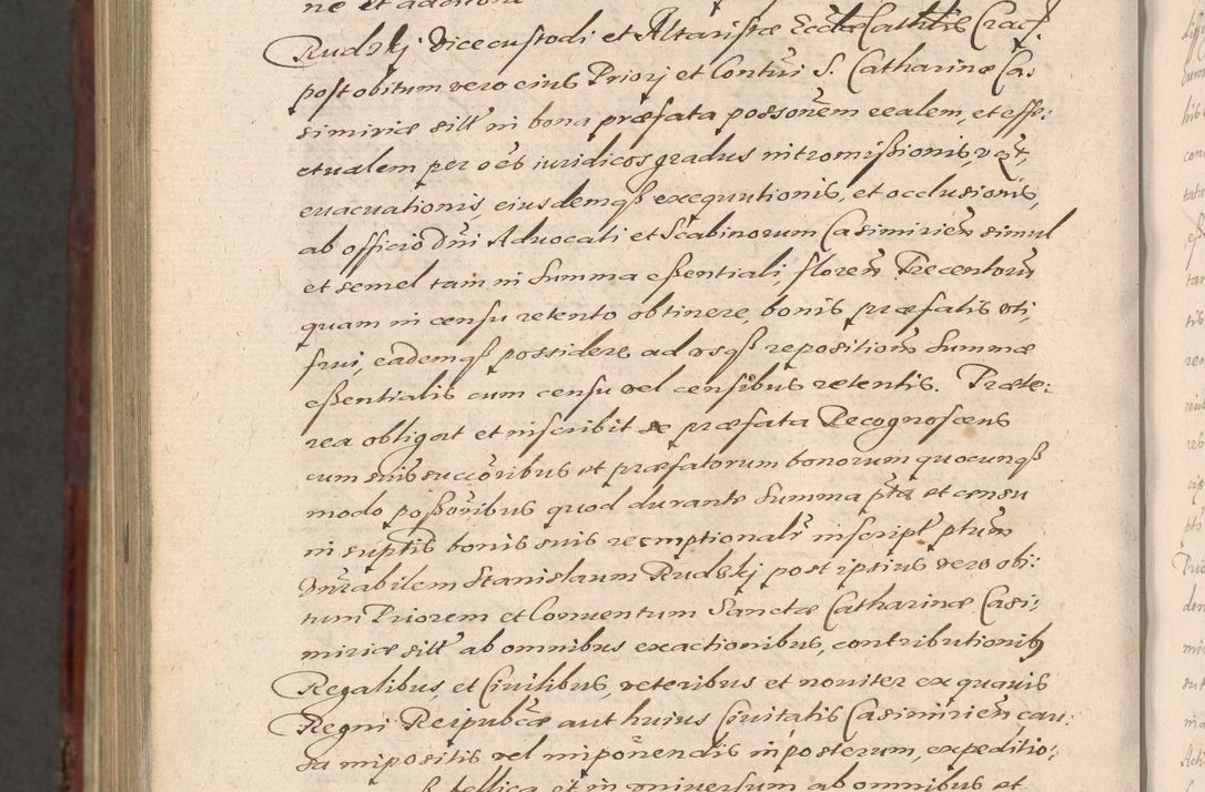 Zdjęcie nr 1410 dla obiektu archiwalnego: Acta actorum causarum sententiarum tam diffinitiuarum quam interloquutorisrum decretorum obligationum quietationum procuratorum constitutionum etc. etc. coram Reverendo Domino Paulo Dembski Dei et Apostolice Sedis Gratia Episcopalo Dicensis Suffraganeo Canonico Vicario in Spiritualibus et Officiali Generali Cracoviensis ad Annum Domini Millesimum Sexcentesimum Undecimum cuius indictio octava pontificatus Sanctissimi Domini Nostri Domini Pauli Divina Providentia Papae Vti foeliciter continuantur