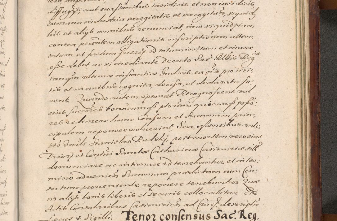 Zdjęcie nr 1411 dla obiektu archiwalnego: Acta actorum causarum sententiarum tam diffinitiuarum quam interloquutorisrum decretorum obligationum quietationum procuratorum constitutionum etc. etc. coram Reverendo Domino Paulo Dembski Dei et Apostolice Sedis Gratia Episcopalo Dicensis Suffraganeo Canonico Vicario in Spiritualibus et Officiali Generali Cracoviensis ad Annum Domini Millesimum Sexcentesimum Undecimum cuius indictio octava pontificatus Sanctissimi Domini Nostri Domini Pauli Divina Providentia Papae Vti foeliciter continuantur