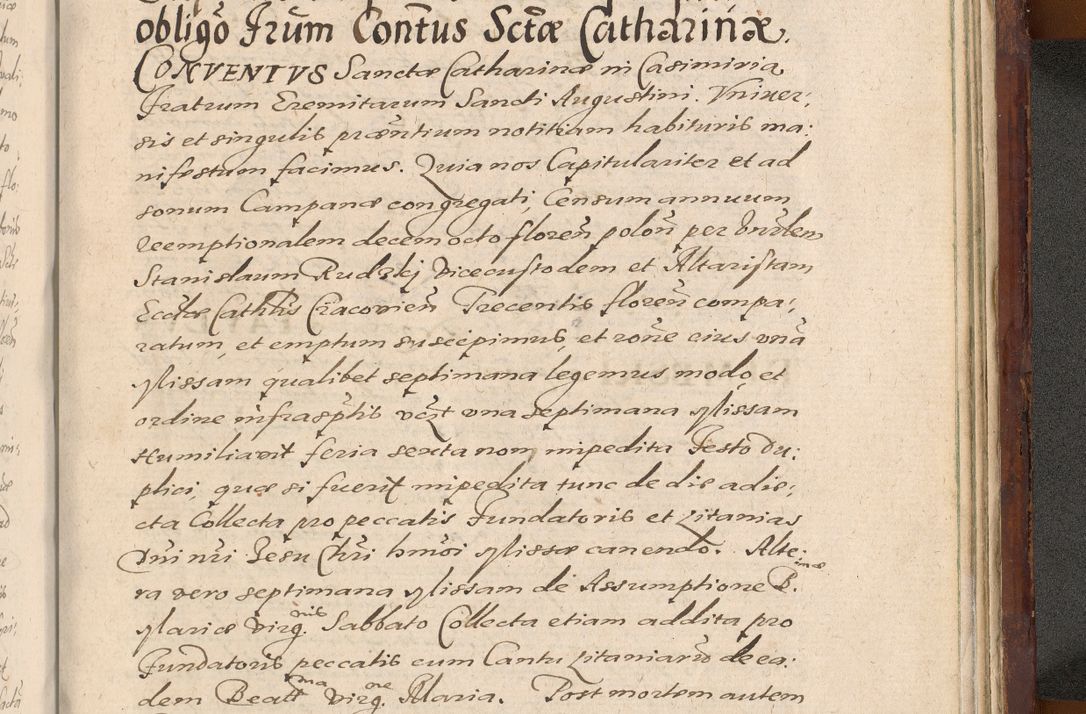 Zdjęcie nr 1413 dla obiektu archiwalnego: Acta actorum causarum sententiarum tam diffinitiuarum quam interloquutorisrum decretorum obligationum quietationum procuratorum constitutionum etc. etc. coram Reverendo Domino Paulo Dembski Dei et Apostolice Sedis Gratia Episcopalo Dicensis Suffraganeo Canonico Vicario in Spiritualibus et Officiali Generali Cracoviensis ad Annum Domini Millesimum Sexcentesimum Undecimum cuius indictio octava pontificatus Sanctissimi Domini Nostri Domini Pauli Divina Providentia Papae Vti foeliciter continuantur