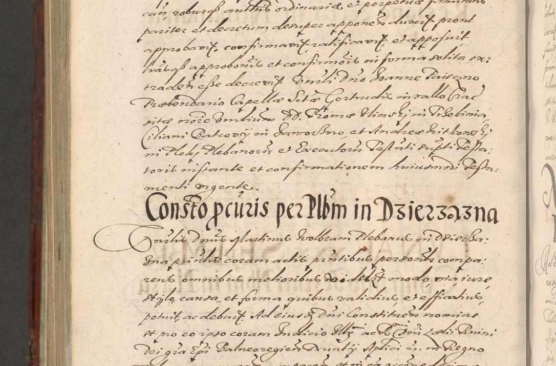 Zdjęcie nr 1404 dla obiektu archiwalnego: Acta actorum causarum sententiarum tam diffinitiuarum quam interloquutorisrum decretorum obligationum quietationum procuratorum constitutionum etc. etc. coram Reverendo Domino Paulo Dembski Dei et Apostolice Sedis Gratia Episcopalo Dicensis Suffraganeo Canonico Vicario in Spiritualibus et Officiali Generali Cracoviensis ad Annum Domini Millesimum Sexcentesimum Undecimum cuius indictio octava pontificatus Sanctissimi Domini Nostri Domini Pauli Divina Providentia Papae Vti foeliciter continuantur