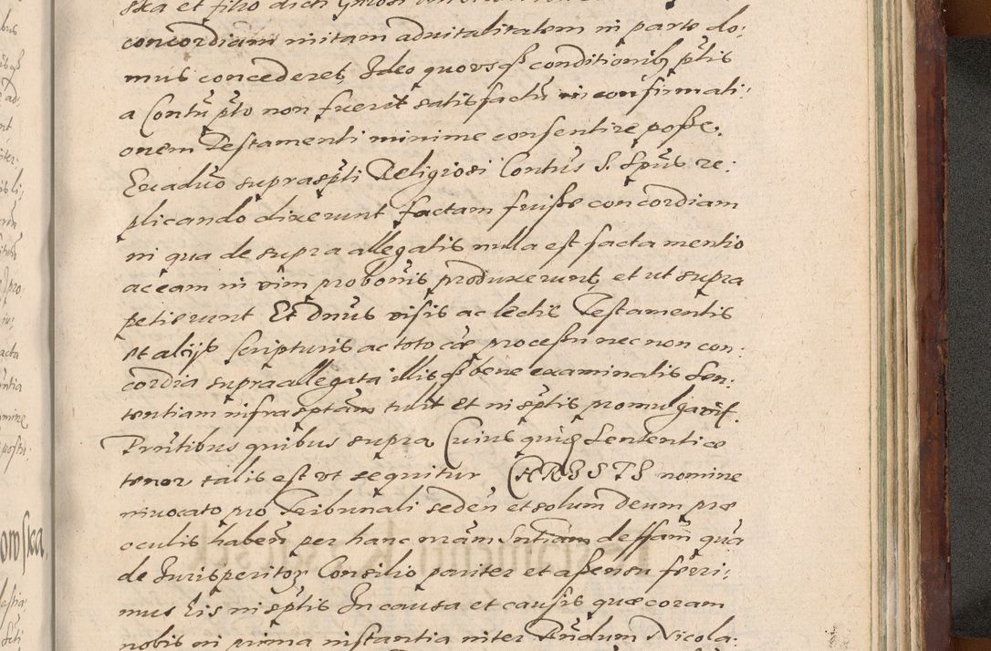 Zdjęcie nr 1389 dla obiektu archiwalnego: Acta actorum causarum sententiarum tam diffinitiuarum quam interloquutorisrum decretorum obligationum quietationum procuratorum constitutionum etc. etc. coram Reverendo Domino Paulo Dembski Dei et Apostolice Sedis Gratia Episcopalo Dicensis Suffraganeo Canonico Vicario in Spiritualibus et Officiali Generali Cracoviensis ad Annum Domini Millesimum Sexcentesimum Undecimum cuius indictio octava pontificatus Sanctissimi Domini Nostri Domini Pauli Divina Providentia Papae Vti foeliciter continuantur