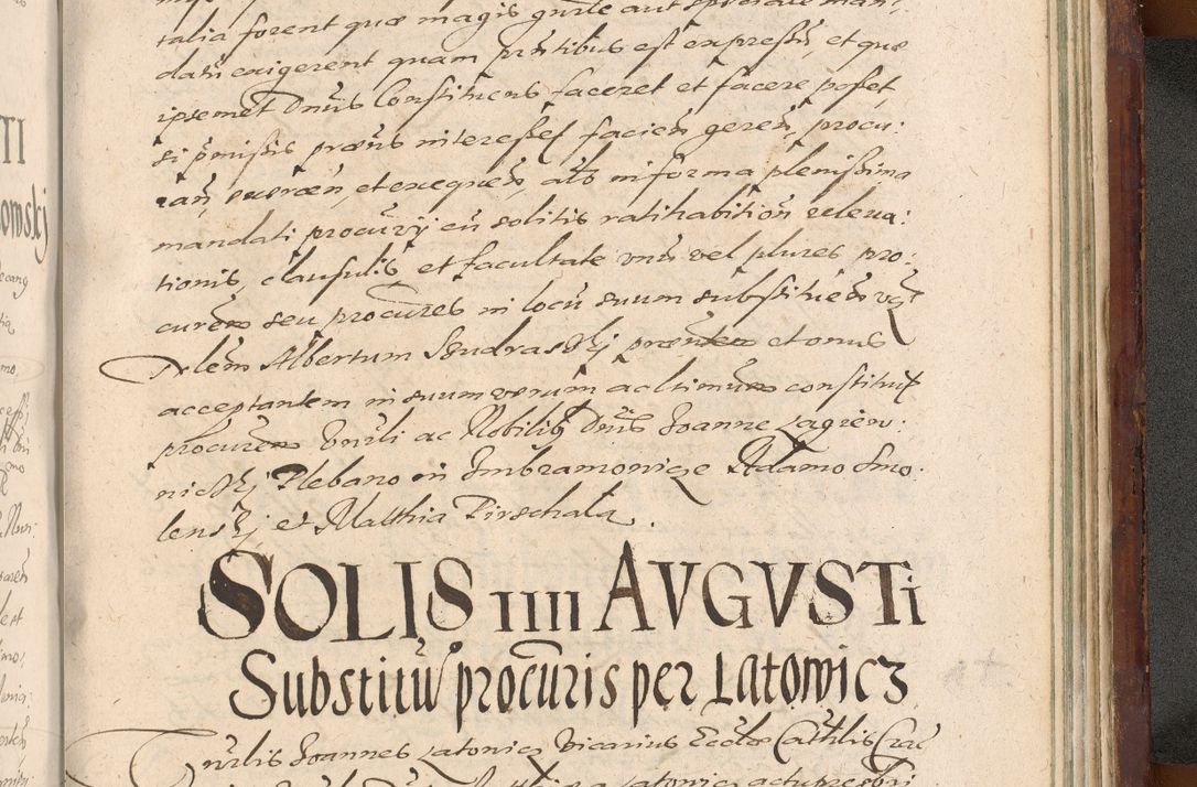 Zdjęcie nr 1379 dla obiektu archiwalnego: Acta actorum causarum sententiarum tam diffinitiuarum quam interloquutorisrum decretorum obligationum quietationum procuratorum constitutionum etc. etc. coram Reverendo Domino Paulo Dembski Dei et Apostolice Sedis Gratia Episcopalo Dicensis Suffraganeo Canonico Vicario in Spiritualibus et Officiali Generali Cracoviensis ad Annum Domini Millesimum Sexcentesimum Undecimum cuius indictio octava pontificatus Sanctissimi Domini Nostri Domini Pauli Divina Providentia Papae Vti foeliciter continuantur