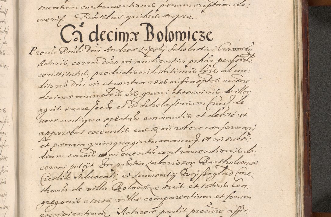 Zdjęcie nr 1373 dla obiektu archiwalnego: Acta actorum causarum sententiarum tam diffinitiuarum quam interloquutorisrum decretorum obligationum quietationum procuratorum constitutionum etc. etc. coram Reverendo Domino Paulo Dembski Dei et Apostolice Sedis Gratia Episcopalo Dicensis Suffraganeo Canonico Vicario in Spiritualibus et Officiali Generali Cracoviensis ad Annum Domini Millesimum Sexcentesimum Undecimum cuius indictio octava pontificatus Sanctissimi Domini Nostri Domini Pauli Divina Providentia Papae Vti foeliciter continuantur