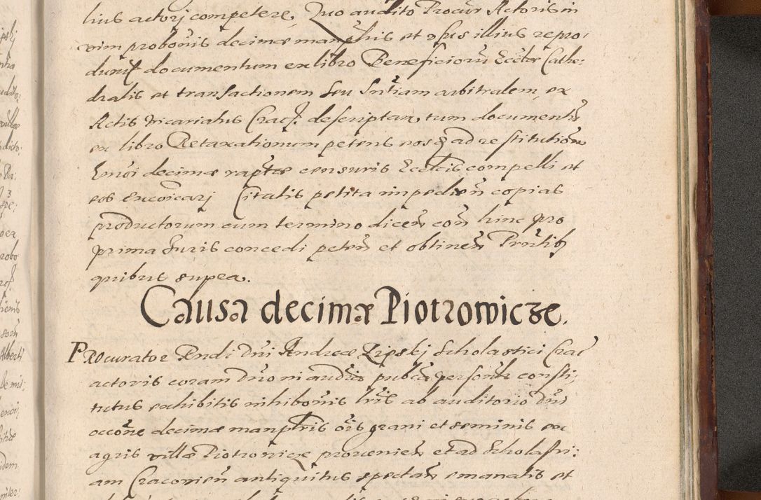 Zdjęcie nr 1369 dla obiektu archiwalnego: Acta actorum causarum sententiarum tam diffinitiuarum quam interloquutorisrum decretorum obligationum quietationum procuratorum constitutionum etc. etc. coram Reverendo Domino Paulo Dembski Dei et Apostolice Sedis Gratia Episcopalo Dicensis Suffraganeo Canonico Vicario in Spiritualibus et Officiali Generali Cracoviensis ad Annum Domini Millesimum Sexcentesimum Undecimum cuius indictio octava pontificatus Sanctissimi Domini Nostri Domini Pauli Divina Providentia Papae Vti foeliciter continuantur