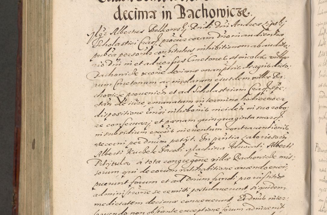 Zdjęcie nr 1368 dla obiektu archiwalnego: Acta actorum causarum sententiarum tam diffinitiuarum quam interloquutorisrum decretorum obligationum quietationum procuratorum constitutionum etc. etc. coram Reverendo Domino Paulo Dembski Dei et Apostolice Sedis Gratia Episcopalo Dicensis Suffraganeo Canonico Vicario in Spiritualibus et Officiali Generali Cracoviensis ad Annum Domini Millesimum Sexcentesimum Undecimum cuius indictio octava pontificatus Sanctissimi Domini Nostri Domini Pauli Divina Providentia Papae Vti foeliciter continuantur