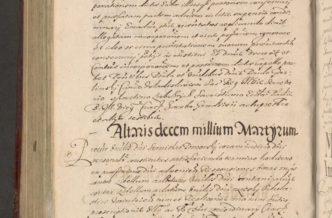 Zdjęcie nr 1362 dla obiektu archiwalnego: Acta actorum causarum sententiarum tam diffinitiuarum quam interloquutorisrum decretorum obligationum quietationum procuratorum constitutionum etc. etc. coram Reverendo Domino Paulo Dembski Dei et Apostolice Sedis Gratia Episcopalo Dicensis Suffraganeo Canonico Vicario in Spiritualibus et Officiali Generali Cracoviensis ad Annum Domini Millesimum Sexcentesimum Undecimum cuius indictio octava pontificatus Sanctissimi Domini Nostri Domini Pauli Divina Providentia Papae Vti foeliciter continuantur