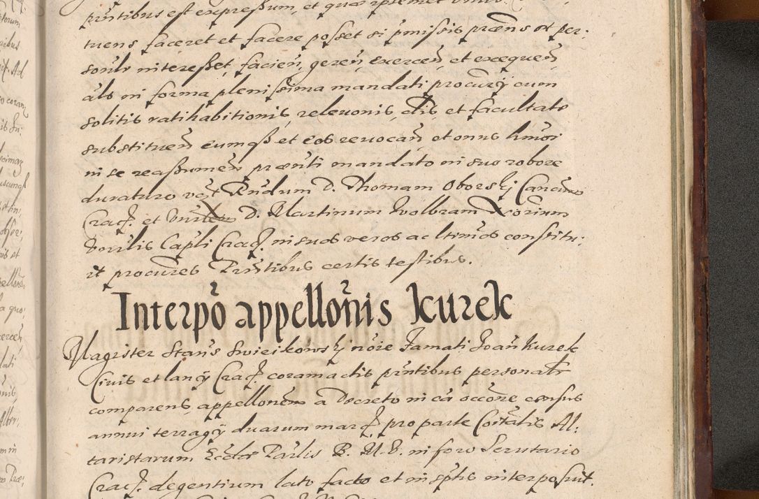 Zdjęcie nr 1357 dla obiektu archiwalnego: Acta actorum causarum sententiarum tam diffinitiuarum quam interloquutorisrum decretorum obligationum quietationum procuratorum constitutionum etc. etc. coram Reverendo Domino Paulo Dembski Dei et Apostolice Sedis Gratia Episcopalo Dicensis Suffraganeo Canonico Vicario in Spiritualibus et Officiali Generali Cracoviensis ad Annum Domini Millesimum Sexcentesimum Undecimum cuius indictio octava pontificatus Sanctissimi Domini Nostri Domini Pauli Divina Providentia Papae Vti foeliciter continuantur