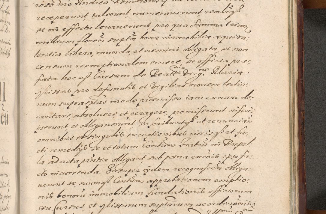 Zdjęcie nr 1355 dla obiektu archiwalnego: Acta actorum causarum sententiarum tam diffinitiuarum quam interloquutorisrum decretorum obligationum quietationum procuratorum constitutionum etc. etc. coram Reverendo Domino Paulo Dembski Dei et Apostolice Sedis Gratia Episcopalo Dicensis Suffraganeo Canonico Vicario in Spiritualibus et Officiali Generali Cracoviensis ad Annum Domini Millesimum Sexcentesimum Undecimum cuius indictio octava pontificatus Sanctissimi Domini Nostri Domini Pauli Divina Providentia Papae Vti foeliciter continuantur