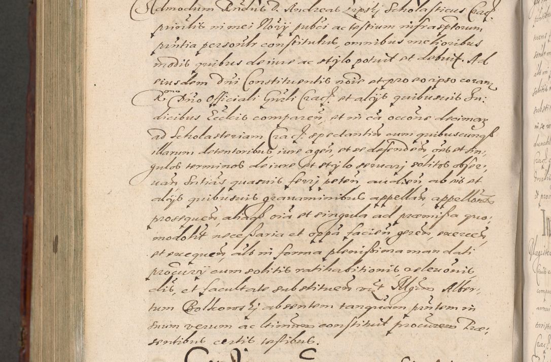 Zdjęcie nr 1356 dla obiektu archiwalnego: Acta actorum causarum sententiarum tam diffinitiuarum quam interloquutorisrum decretorum obligationum quietationum procuratorum constitutionum etc. etc. coram Reverendo Domino Paulo Dembski Dei et Apostolice Sedis Gratia Episcopalo Dicensis Suffraganeo Canonico Vicario in Spiritualibus et Officiali Generali Cracoviensis ad Annum Domini Millesimum Sexcentesimum Undecimum cuius indictio octava pontificatus Sanctissimi Domini Nostri Domini Pauli Divina Providentia Papae Vti foeliciter continuantur