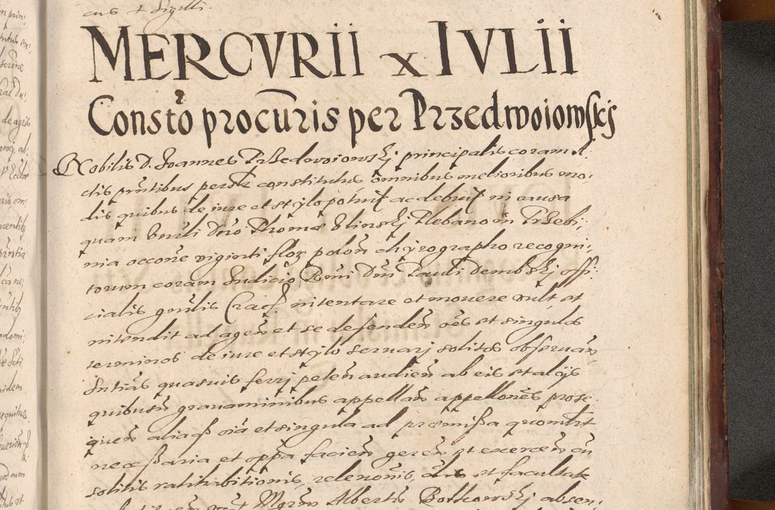 Zdjęcie nr 1353 dla obiektu archiwalnego: Acta actorum causarum sententiarum tam diffinitiuarum quam interloquutorisrum decretorum obligationum quietationum procuratorum constitutionum etc. etc. coram Reverendo Domino Paulo Dembski Dei et Apostolice Sedis Gratia Episcopalo Dicensis Suffraganeo Canonico Vicario in Spiritualibus et Officiali Generali Cracoviensis ad Annum Domini Millesimum Sexcentesimum Undecimum cuius indictio octava pontificatus Sanctissimi Domini Nostri Domini Pauli Divina Providentia Papae Vti foeliciter continuantur