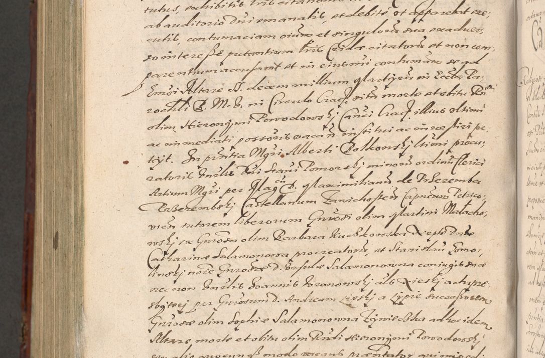 Zdjęcie nr 1348 dla obiektu archiwalnego: Acta actorum causarum sententiarum tam diffinitiuarum quam interloquutorisrum decretorum obligationum quietationum procuratorum constitutionum etc. etc. coram Reverendo Domino Paulo Dembski Dei et Apostolice Sedis Gratia Episcopalo Dicensis Suffraganeo Canonico Vicario in Spiritualibus et Officiali Generali Cracoviensis ad Annum Domini Millesimum Sexcentesimum Undecimum cuius indictio octava pontificatus Sanctissimi Domini Nostri Domini Pauli Divina Providentia Papae Vti foeliciter continuantur