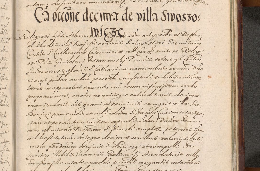 Zdjęcie nr 1349 dla obiektu archiwalnego: Acta actorum causarum sententiarum tam diffinitiuarum quam interloquutorisrum decretorum obligationum quietationum procuratorum constitutionum etc. etc. coram Reverendo Domino Paulo Dembski Dei et Apostolice Sedis Gratia Episcopalo Dicensis Suffraganeo Canonico Vicario in Spiritualibus et Officiali Generali Cracoviensis ad Annum Domini Millesimum Sexcentesimum Undecimum cuius indictio octava pontificatus Sanctissimi Domini Nostri Domini Pauli Divina Providentia Papae Vti foeliciter continuantur