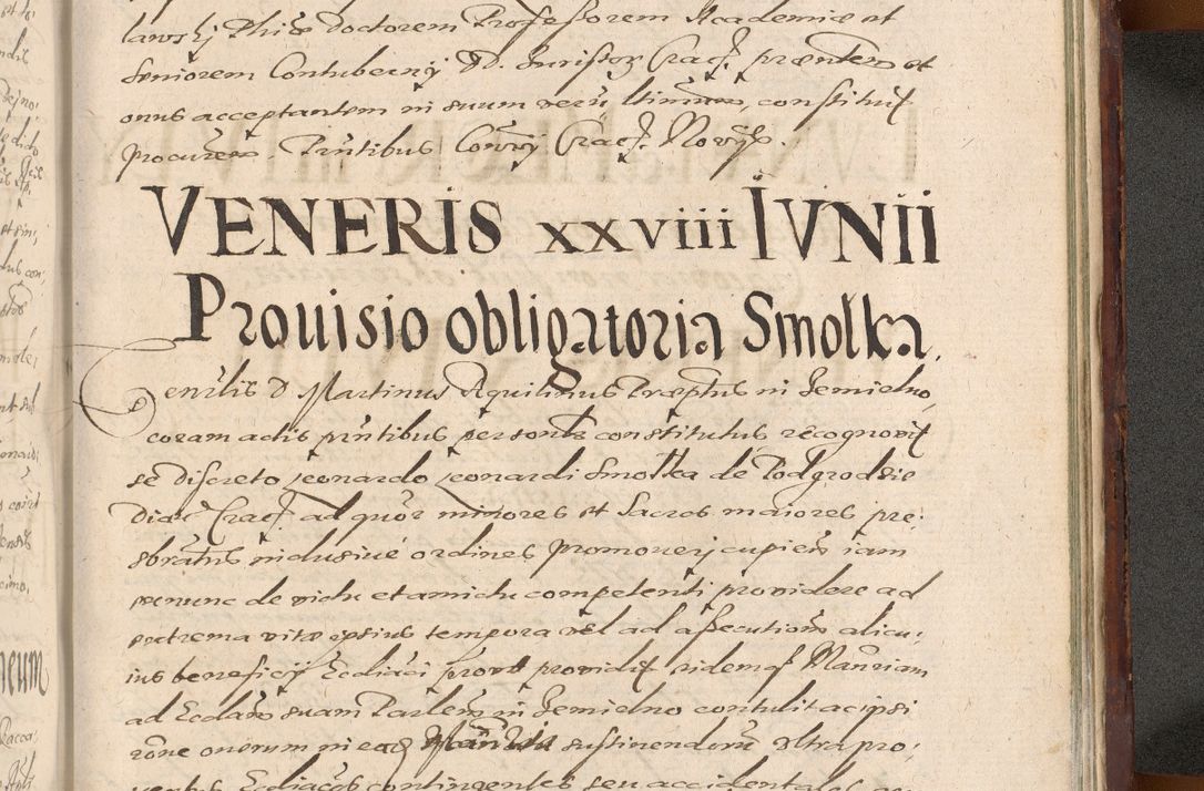 Zdjęcie nr 1345 dla obiektu archiwalnego: Acta actorum causarum sententiarum tam diffinitiuarum quam interloquutorisrum decretorum obligationum quietationum procuratorum constitutionum etc. etc. coram Reverendo Domino Paulo Dembski Dei et Apostolice Sedis Gratia Episcopalo Dicensis Suffraganeo Canonico Vicario in Spiritualibus et Officiali Generali Cracoviensis ad Annum Domini Millesimum Sexcentesimum Undecimum cuius indictio octava pontificatus Sanctissimi Domini Nostri Domini Pauli Divina Providentia Papae Vti foeliciter continuantur