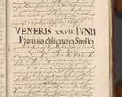 Zdjęcie nr 1345 dla obiektu archiwalnego: Acta actorum causarum sententiarum tam diffinitiuarum quam interloquutorisrum decretorum obligationum quietationum procuratorum constitutionum etc. etc. coram Reverendo Domino Paulo Dembski Dei et Apostolice Sedis Gratia Episcopalo Dicensis Suffraganeo Canonico Vicario in Spiritualibus et Officiali Generali Cracoviensis ad Annum Domini Millesimum Sexcentesimum Undecimum cuius indictio octava pontificatus Sanctissimi Domini Nostri Domini Pauli Divina Providentia Papae Vti foeliciter continuantur