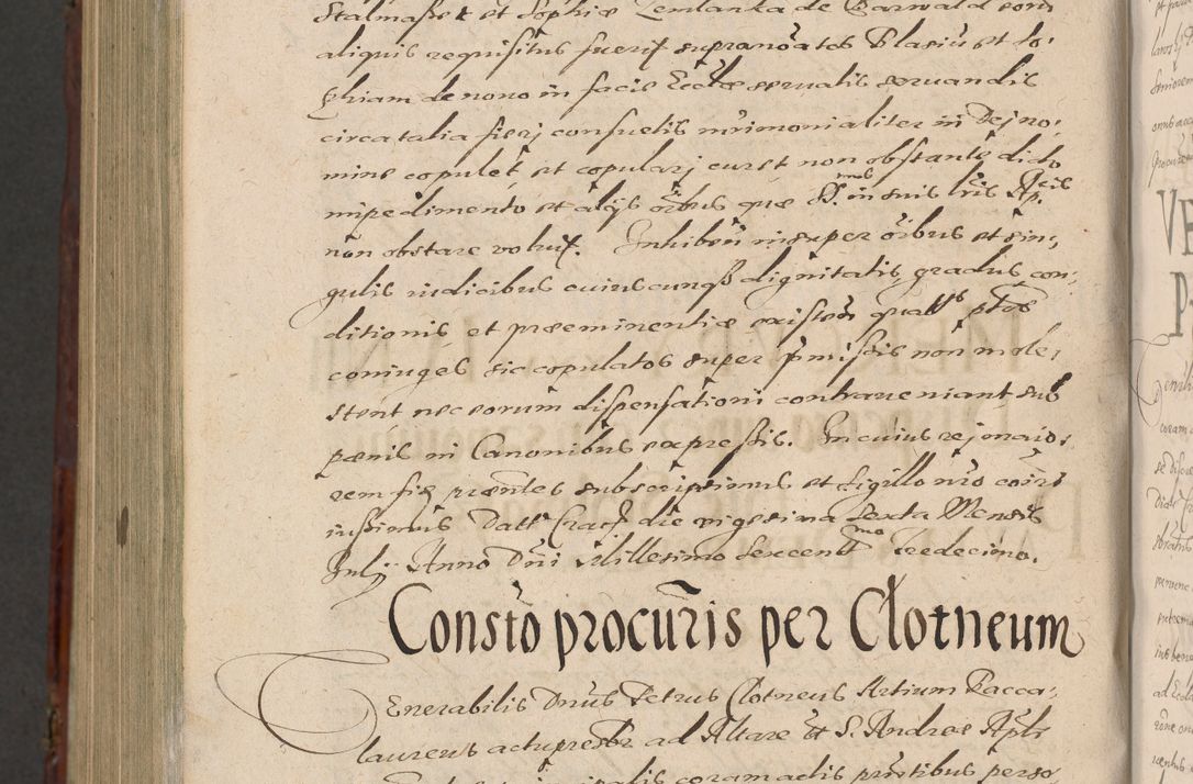 Zdjęcie nr 1344 dla obiektu archiwalnego: Acta actorum causarum sententiarum tam diffinitiuarum quam interloquutorisrum decretorum obligationum quietationum procuratorum constitutionum etc. etc. coram Reverendo Domino Paulo Dembski Dei et Apostolice Sedis Gratia Episcopalo Dicensis Suffraganeo Canonico Vicario in Spiritualibus et Officiali Generali Cracoviensis ad Annum Domini Millesimum Sexcentesimum Undecimum cuius indictio octava pontificatus Sanctissimi Domini Nostri Domini Pauli Divina Providentia Papae Vti foeliciter continuantur