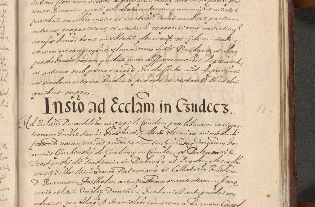 Zdjęcie nr 1341 dla obiektu archiwalnego: Acta actorum causarum sententiarum tam diffinitiuarum quam interloquutorisrum decretorum obligationum quietationum procuratorum constitutionum etc. etc. coram Reverendo Domino Paulo Dembski Dei et Apostolice Sedis Gratia Episcopalo Dicensis Suffraganeo Canonico Vicario in Spiritualibus et Officiali Generali Cracoviensis ad Annum Domini Millesimum Sexcentesimum Undecimum cuius indictio octava pontificatus Sanctissimi Domini Nostri Domini Pauli Divina Providentia Papae Vti foeliciter continuantur