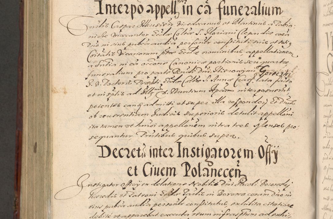 Zdjęcie nr 1338 dla obiektu archiwalnego: Acta actorum causarum sententiarum tam diffinitiuarum quam interloquutorisrum decretorum obligationum quietationum procuratorum constitutionum etc. etc. coram Reverendo Domino Paulo Dembski Dei et Apostolice Sedis Gratia Episcopalo Dicensis Suffraganeo Canonico Vicario in Spiritualibus et Officiali Generali Cracoviensis ad Annum Domini Millesimum Sexcentesimum Undecimum cuius indictio octava pontificatus Sanctissimi Domini Nostri Domini Pauli Divina Providentia Papae Vti foeliciter continuantur