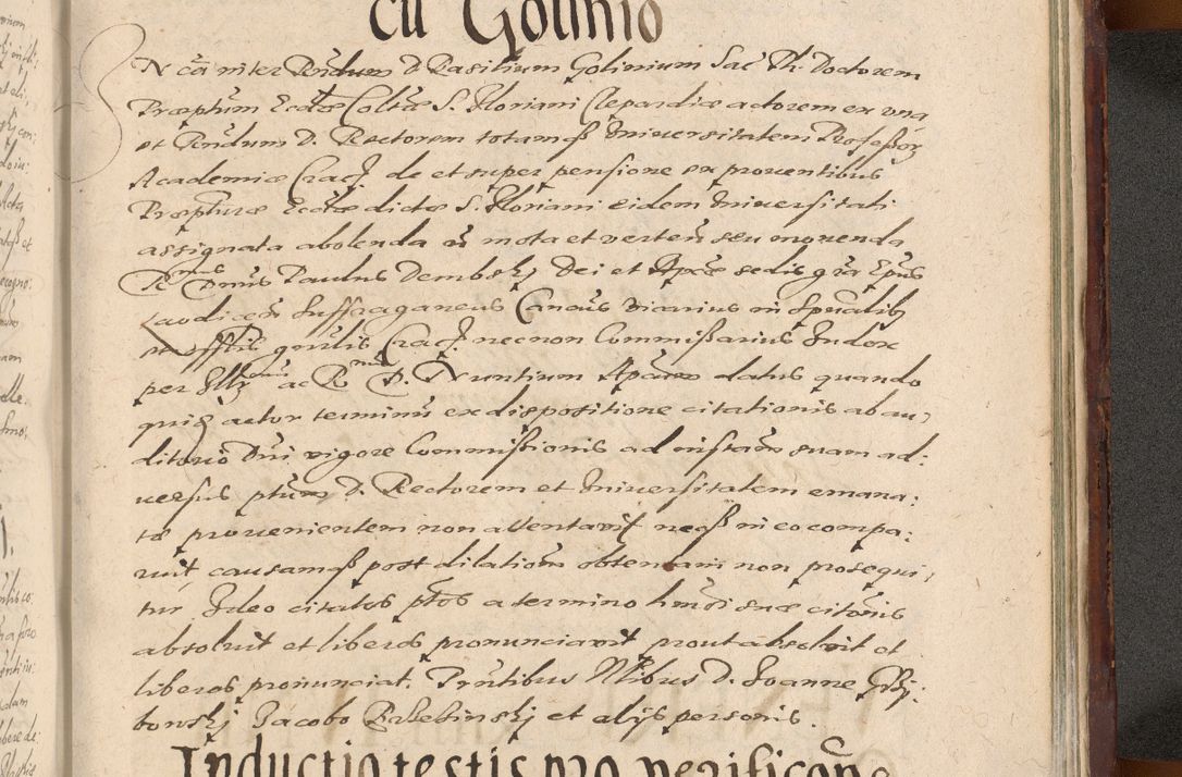 Zdjęcie nr 1329 dla obiektu archiwalnego: Acta actorum causarum sententiarum tam diffinitiuarum quam interloquutorisrum decretorum obligationum quietationum procuratorum constitutionum etc. etc. coram Reverendo Domino Paulo Dembski Dei et Apostolice Sedis Gratia Episcopalo Dicensis Suffraganeo Canonico Vicario in Spiritualibus et Officiali Generali Cracoviensis ad Annum Domini Millesimum Sexcentesimum Undecimum cuius indictio octava pontificatus Sanctissimi Domini Nostri Domini Pauli Divina Providentia Papae Vti foeliciter continuantur