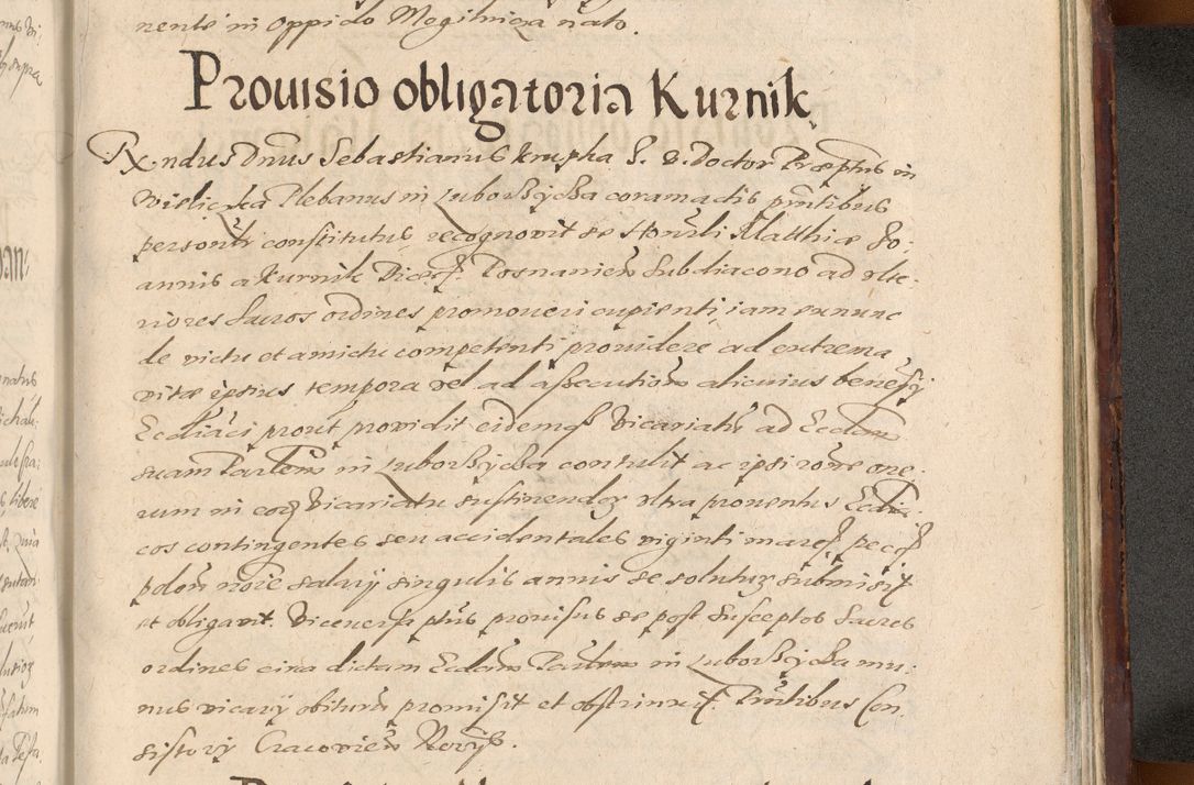 Zdjęcie nr 1321 dla obiektu archiwalnego: Acta actorum causarum sententiarum tam diffinitiuarum quam interloquutorisrum decretorum obligationum quietationum procuratorum constitutionum etc. etc. coram Reverendo Domino Paulo Dembski Dei et Apostolice Sedis Gratia Episcopalo Dicensis Suffraganeo Canonico Vicario in Spiritualibus et Officiali Generali Cracoviensis ad Annum Domini Millesimum Sexcentesimum Undecimum cuius indictio octava pontificatus Sanctissimi Domini Nostri Domini Pauli Divina Providentia Papae Vti foeliciter continuantur