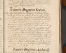 Zdjęcie nr 1321 dla obiektu archiwalnego: Acta actorum causarum sententiarum tam diffinitiuarum quam interloquutorisrum decretorum obligationum quietationum procuratorum constitutionum etc. etc. coram Reverendo Domino Paulo Dembski Dei et Apostolice Sedis Gratia Episcopalo Dicensis Suffraganeo Canonico Vicario in Spiritualibus et Officiali Generali Cracoviensis ad Annum Domini Millesimum Sexcentesimum Undecimum cuius indictio octava pontificatus Sanctissimi Domini Nostri Domini Pauli Divina Providentia Papae Vti foeliciter continuantur