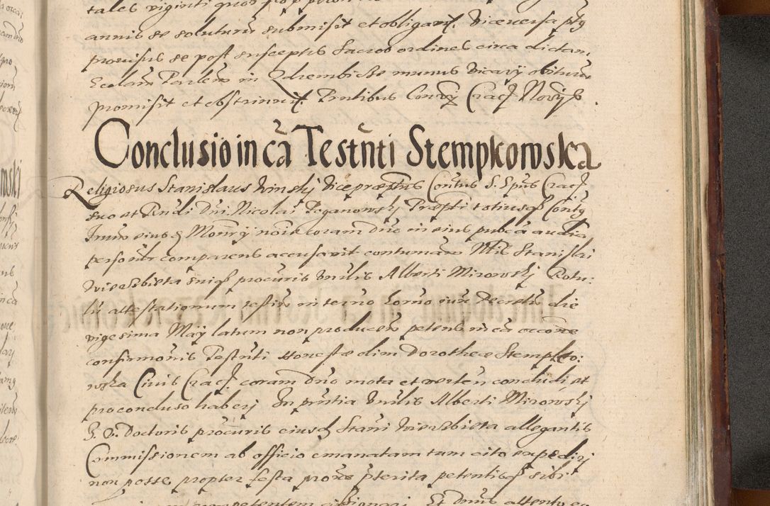 Zdjęcie nr 1317 dla obiektu archiwalnego: Acta actorum causarum sententiarum tam diffinitiuarum quam interloquutorisrum decretorum obligationum quietationum procuratorum constitutionum etc. etc. coram Reverendo Domino Paulo Dembski Dei et Apostolice Sedis Gratia Episcopalo Dicensis Suffraganeo Canonico Vicario in Spiritualibus et Officiali Generali Cracoviensis ad Annum Domini Millesimum Sexcentesimum Undecimum cuius indictio octava pontificatus Sanctissimi Domini Nostri Domini Pauli Divina Providentia Papae Vti foeliciter continuantur