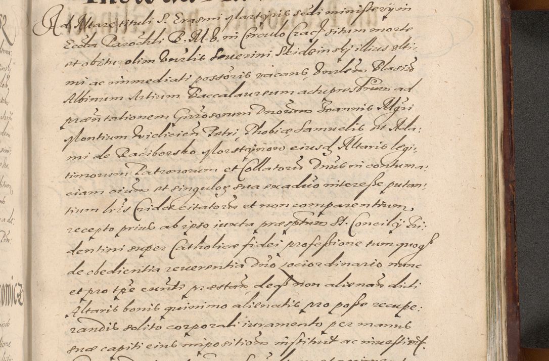 Zdjęcie nr 1313 dla obiektu archiwalnego: Acta actorum causarum sententiarum tam diffinitiuarum quam interloquutorisrum decretorum obligationum quietationum procuratorum constitutionum etc. etc. coram Reverendo Domino Paulo Dembski Dei et Apostolice Sedis Gratia Episcopalo Dicensis Suffraganeo Canonico Vicario in Spiritualibus et Officiali Generali Cracoviensis ad Annum Domini Millesimum Sexcentesimum Undecimum cuius indictio octava pontificatus Sanctissimi Domini Nostri Domini Pauli Divina Providentia Papae Vti foeliciter continuantur