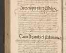 Zdjęcie nr 1312 dla obiektu archiwalnego: Acta actorum causarum sententiarum tam diffinitiuarum quam interloquutorisrum decretorum obligationum quietationum procuratorum constitutionum etc. etc. coram Reverendo Domino Paulo Dembski Dei et Apostolice Sedis Gratia Episcopalo Dicensis Suffraganeo Canonico Vicario in Spiritualibus et Officiali Generali Cracoviensis ad Annum Domini Millesimum Sexcentesimum Undecimum cuius indictio octava pontificatus Sanctissimi Domini Nostri Domini Pauli Divina Providentia Papae Vti foeliciter continuantur