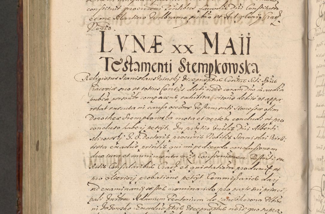 Zdjęcie nr 1310 dla obiektu archiwalnego: Acta actorum causarum sententiarum tam diffinitiuarum quam interloquutorisrum decretorum obligationum quietationum procuratorum constitutionum etc. etc. coram Reverendo Domino Paulo Dembski Dei et Apostolice Sedis Gratia Episcopalo Dicensis Suffraganeo Canonico Vicario in Spiritualibus et Officiali Generali Cracoviensis ad Annum Domini Millesimum Sexcentesimum Undecimum cuius indictio octava pontificatus Sanctissimi Domini Nostri Domini Pauli Divina Providentia Papae Vti foeliciter continuantur