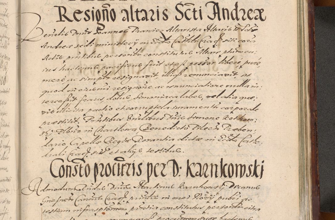 Zdjęcie nr 1309 dla obiektu archiwalnego: Acta actorum causarum sententiarum tam diffinitiuarum quam interloquutorisrum decretorum obligationum quietationum procuratorum constitutionum etc. etc. coram Reverendo Domino Paulo Dembski Dei et Apostolice Sedis Gratia Episcopalo Dicensis Suffraganeo Canonico Vicario in Spiritualibus et Officiali Generali Cracoviensis ad Annum Domini Millesimum Sexcentesimum Undecimum cuius indictio octava pontificatus Sanctissimi Domini Nostri Domini Pauli Divina Providentia Papae Vti foeliciter continuantur