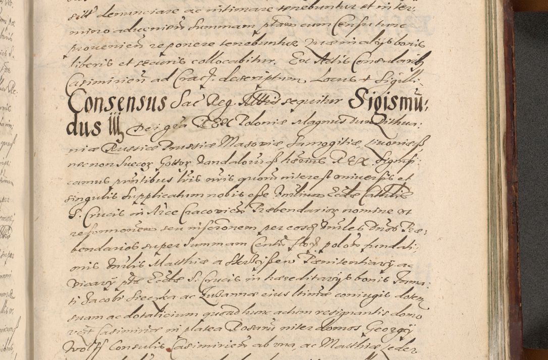 Zdjęcie nr 1307 dla obiektu archiwalnego: Acta actorum causarum sententiarum tam diffinitiuarum quam interloquutorisrum decretorum obligationum quietationum procuratorum constitutionum etc. etc. coram Reverendo Domino Paulo Dembski Dei et Apostolice Sedis Gratia Episcopalo Dicensis Suffraganeo Canonico Vicario in Spiritualibus et Officiali Generali Cracoviensis ad Annum Domini Millesimum Sexcentesimum Undecimum cuius indictio octava pontificatus Sanctissimi Domini Nostri Domini Pauli Divina Providentia Papae Vti foeliciter continuantur