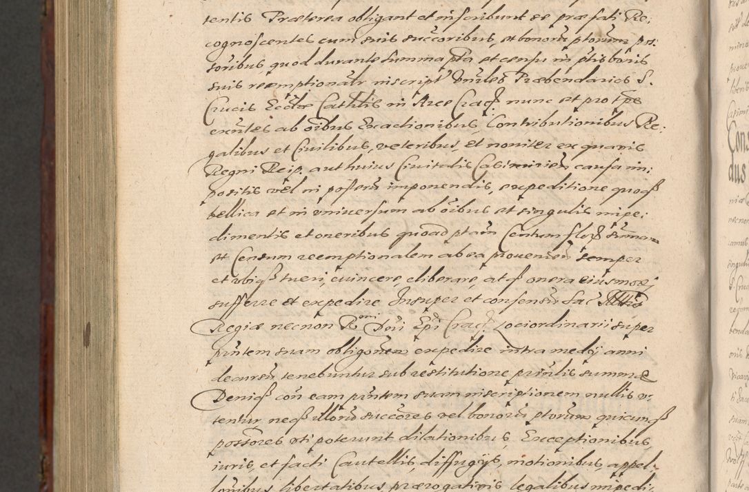 Zdjęcie nr 1306 dla obiektu archiwalnego: Acta actorum causarum sententiarum tam diffinitiuarum quam interloquutorisrum decretorum obligationum quietationum procuratorum constitutionum etc. etc. coram Reverendo Domino Paulo Dembski Dei et Apostolice Sedis Gratia Episcopalo Dicensis Suffraganeo Canonico Vicario in Spiritualibus et Officiali Generali Cracoviensis ad Annum Domini Millesimum Sexcentesimum Undecimum cuius indictio octava pontificatus Sanctissimi Domini Nostri Domini Pauli Divina Providentia Papae Vti foeliciter continuantur