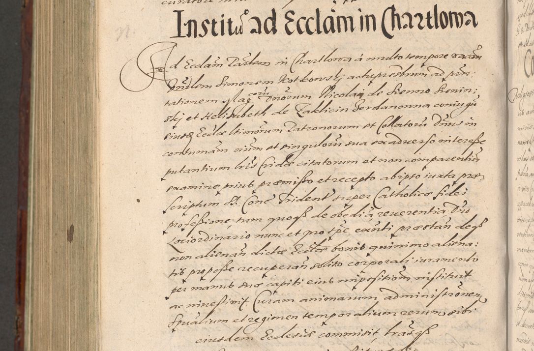 Zdjęcie nr 1298 dla obiektu archiwalnego: Acta actorum causarum sententiarum tam diffinitiuarum quam interloquutorisrum decretorum obligationum quietationum procuratorum constitutionum etc. etc. coram Reverendo Domino Paulo Dembski Dei et Apostolice Sedis Gratia Episcopalo Dicensis Suffraganeo Canonico Vicario in Spiritualibus et Officiali Generali Cracoviensis ad Annum Domini Millesimum Sexcentesimum Undecimum cuius indictio octava pontificatus Sanctissimi Domini Nostri Domini Pauli Divina Providentia Papae Vti foeliciter continuantur
