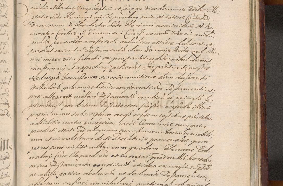 Zdjęcie nr 1295 dla obiektu archiwalnego: Acta actorum causarum sententiarum tam diffinitiuarum quam interloquutorisrum decretorum obligationum quietationum procuratorum constitutionum etc. etc. coram Reverendo Domino Paulo Dembski Dei et Apostolice Sedis Gratia Episcopalo Dicensis Suffraganeo Canonico Vicario in Spiritualibus et Officiali Generali Cracoviensis ad Annum Domini Millesimum Sexcentesimum Undecimum cuius indictio octava pontificatus Sanctissimi Domini Nostri Domini Pauli Divina Providentia Papae Vti foeliciter continuantur