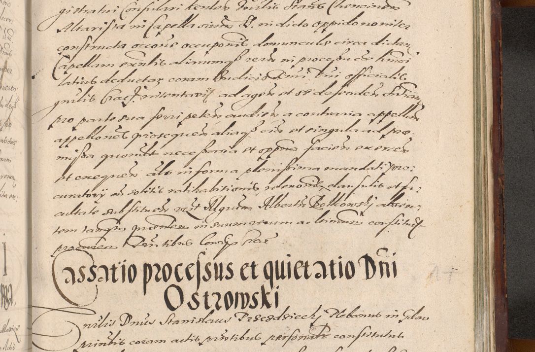 Zdjęcie nr 1289 dla obiektu archiwalnego: Acta actorum causarum sententiarum tam diffinitiuarum quam interloquutorisrum decretorum obligationum quietationum procuratorum constitutionum etc. etc. coram Reverendo Domino Paulo Dembski Dei et Apostolice Sedis Gratia Episcopalo Dicensis Suffraganeo Canonico Vicario in Spiritualibus et Officiali Generali Cracoviensis ad Annum Domini Millesimum Sexcentesimum Undecimum cuius indictio octava pontificatus Sanctissimi Domini Nostri Domini Pauli Divina Providentia Papae Vti foeliciter continuantur