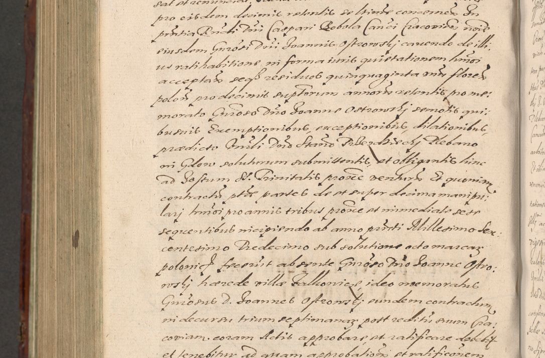 Zdjęcie nr 1290 dla obiektu archiwalnego: Acta actorum causarum sententiarum tam diffinitiuarum quam interloquutorisrum decretorum obligationum quietationum procuratorum constitutionum etc. etc. coram Reverendo Domino Paulo Dembski Dei et Apostolice Sedis Gratia Episcopalo Dicensis Suffraganeo Canonico Vicario in Spiritualibus et Officiali Generali Cracoviensis ad Annum Domini Millesimum Sexcentesimum Undecimum cuius indictio octava pontificatus Sanctissimi Domini Nostri Domini Pauli Divina Providentia Papae Vti foeliciter continuantur