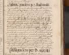 Zdjęcie nr 1277 dla obiektu archiwalnego: Acta actorum causarum sententiarum tam diffinitiuarum quam interloquutorisrum decretorum obligationum quietationum procuratorum constitutionum etc. etc. coram Reverendo Domino Paulo Dembski Dei et Apostolice Sedis Gratia Episcopalo Dicensis Suffraganeo Canonico Vicario in Spiritualibus et Officiali Generali Cracoviensis ad Annum Domini Millesimum Sexcentesimum Undecimum cuius indictio octava pontificatus Sanctissimi Domini Nostri Domini Pauli Divina Providentia Papae Vti foeliciter continuantur