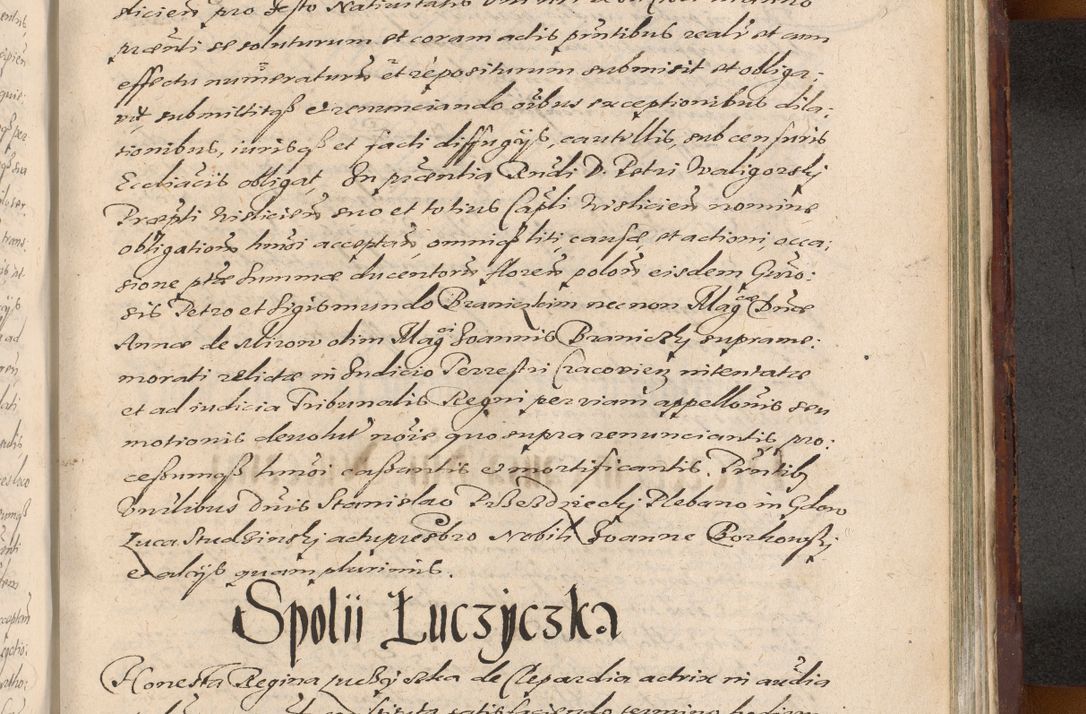 Zdjęcie nr 1267 dla obiektu archiwalnego: Acta actorum causarum sententiarum tam diffinitiuarum quam interloquutorisrum decretorum obligationum quietationum procuratorum constitutionum etc. etc. coram Reverendo Domino Paulo Dembski Dei et Apostolice Sedis Gratia Episcopalo Dicensis Suffraganeo Canonico Vicario in Spiritualibus et Officiali Generali Cracoviensis ad Annum Domini Millesimum Sexcentesimum Undecimum cuius indictio octava pontificatus Sanctissimi Domini Nostri Domini Pauli Divina Providentia Papae Vti foeliciter continuantur