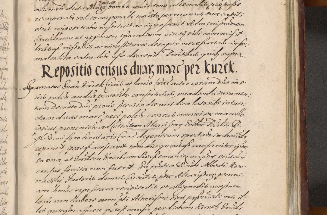 Zdjęcie nr 1259 dla obiektu archiwalnego: Acta actorum causarum sententiarum tam diffinitiuarum quam interloquutorisrum decretorum obligationum quietationum procuratorum constitutionum etc. etc. coram Reverendo Domino Paulo Dembski Dei et Apostolice Sedis Gratia Episcopalo Dicensis Suffraganeo Canonico Vicario in Spiritualibus et Officiali Generali Cracoviensis ad Annum Domini Millesimum Sexcentesimum Undecimum cuius indictio octava pontificatus Sanctissimi Domini Nostri Domini Pauli Divina Providentia Papae Vti foeliciter continuantur
