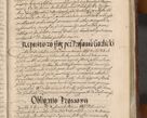 Zdjęcie nr 1257 dla obiektu archiwalnego: Acta actorum causarum sententiarum tam diffinitiuarum quam interloquutorisrum decretorum obligationum quietationum procuratorum constitutionum etc. etc. coram Reverendo Domino Paulo Dembski Dei et Apostolice Sedis Gratia Episcopalo Dicensis Suffraganeo Canonico Vicario in Spiritualibus et Officiali Generali Cracoviensis ad Annum Domini Millesimum Sexcentesimum Undecimum cuius indictio octava pontificatus Sanctissimi Domini Nostri Domini Pauli Divina Providentia Papae Vti foeliciter continuantur