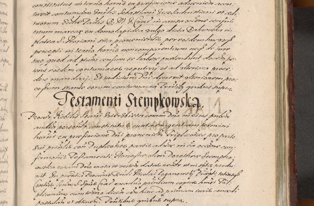 Zdjęcie nr 1251 dla obiektu archiwalnego: Acta actorum causarum sententiarum tam diffinitiuarum quam interloquutorisrum decretorum obligationum quietationum procuratorum constitutionum etc. etc. coram Reverendo Domino Paulo Dembski Dei et Apostolice Sedis Gratia Episcopalo Dicensis Suffraganeo Canonico Vicario in Spiritualibus et Officiali Generali Cracoviensis ad Annum Domini Millesimum Sexcentesimum Undecimum cuius indictio octava pontificatus Sanctissimi Domini Nostri Domini Pauli Divina Providentia Papae Vti foeliciter continuantur