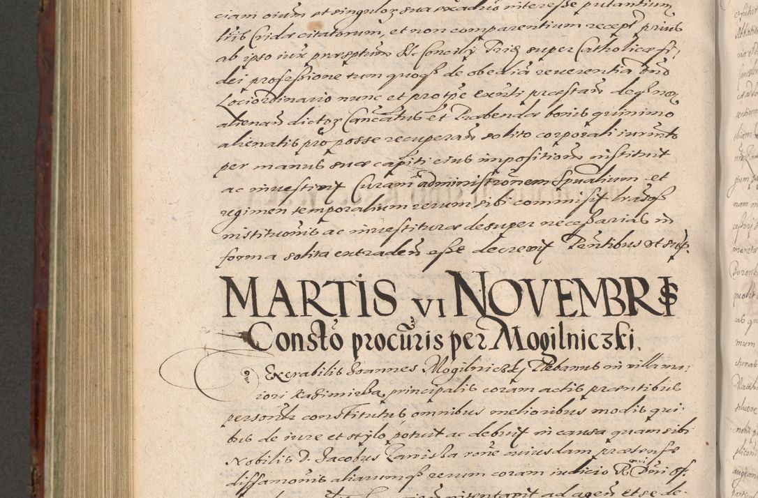 Zdjęcie nr 1006 dla obiektu archiwalnego: Acta actorum causarum sententiarum tam diffinitiuarum quam interloquutorisrum decretorum obligationum quietationum procuratorum constitutionum etc. etc. coram Reverendo Domino Paulo Dembski Dei et Apostolice Sedis Gratia Episcopalo Dicensis Suffraganeo Canonico Vicario in Spiritualibus et Officiali Generali Cracoviensis ad Annum Domini Millesimum Sexcentesimum Undecimum cuius indictio octava pontificatus Sanctissimi Domini Nostri Domini Pauli Divina Providentia Papae Vti foeliciter continuantur