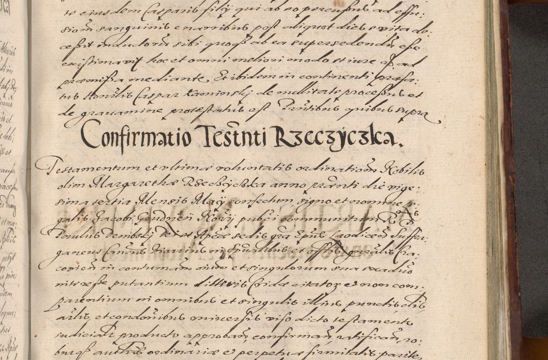 Zdjęcie nr 1005 dla obiektu archiwalnego: Acta actorum causarum sententiarum tam diffinitiuarum quam interloquutorisrum decretorum obligationum quietationum procuratorum constitutionum etc. etc. coram Reverendo Domino Paulo Dembski Dei et Apostolice Sedis Gratia Episcopalo Dicensis Suffraganeo Canonico Vicario in Spiritualibus et Officiali Generali Cracoviensis ad Annum Domini Millesimum Sexcentesimum Undecimum cuius indictio octava pontificatus Sanctissimi Domini Nostri Domini Pauli Divina Providentia Papae Vti foeliciter continuantur