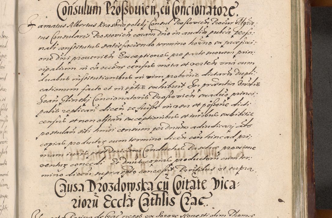 Zdjęcie nr 1241 dla obiektu archiwalnego: Acta actorum causarum sententiarum tam diffinitiuarum quam interloquutorisrum decretorum obligationum quietationum procuratorum constitutionum etc. etc. coram Reverendo Domino Paulo Dembski Dei et Apostolice Sedis Gratia Episcopalo Dicensis Suffraganeo Canonico Vicario in Spiritualibus et Officiali Generali Cracoviensis ad Annum Domini Millesimum Sexcentesimum Undecimum cuius indictio octava pontificatus Sanctissimi Domini Nostri Domini Pauli Divina Providentia Papae Vti foeliciter continuantur